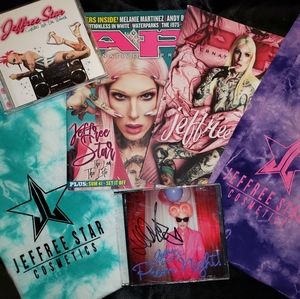 Jeffree Star Bundle Rare Autographed CD Mags Tanks